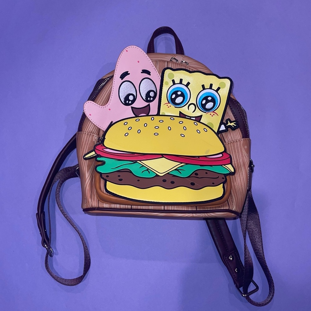 SpongeBob SquarePants & Patrick Loungefly x Nickelodeon mini backpack.